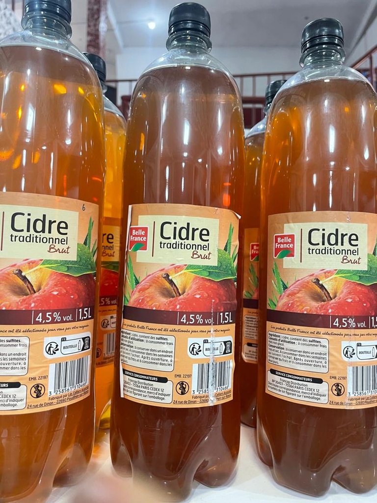 VINAIGRE DE CIDRE TRAD BELLE FRANCE 1.5L