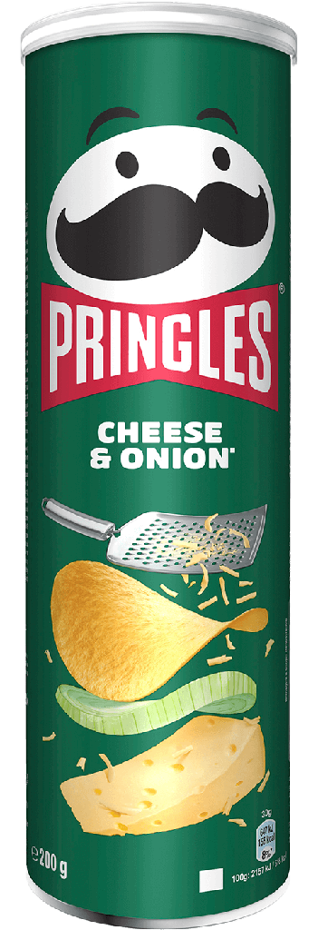 CHIPS PRINGLES CHEESE ONION 165G