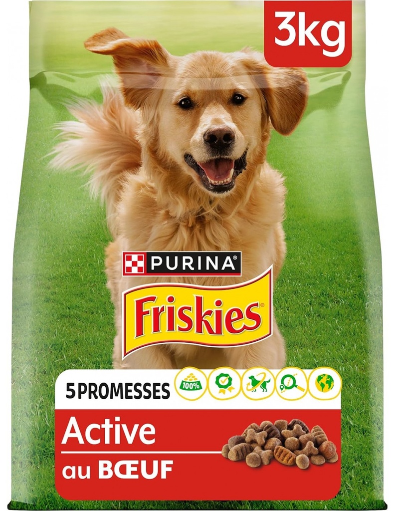 CROQUETTE POUR CHIEN FRISKIE 3KG