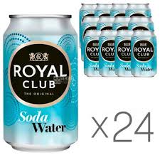 BOISSON GAZ ROYAL CLUB SODA WATER CAN 33CL