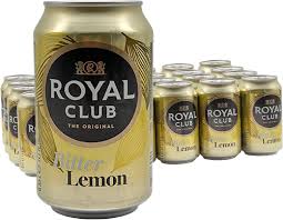 BOISSON GAZ ROYAL CLUB BITTER LEMON CAN 33CL