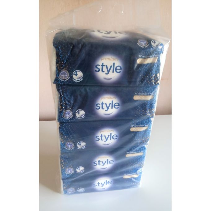 MOUCHOIR FACIALE STYLE 55F X20PQT