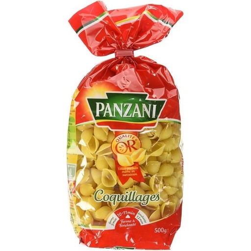 [PAPC500] PATE ALIMENTAIRE PANZANI COQUILLAGE 500G