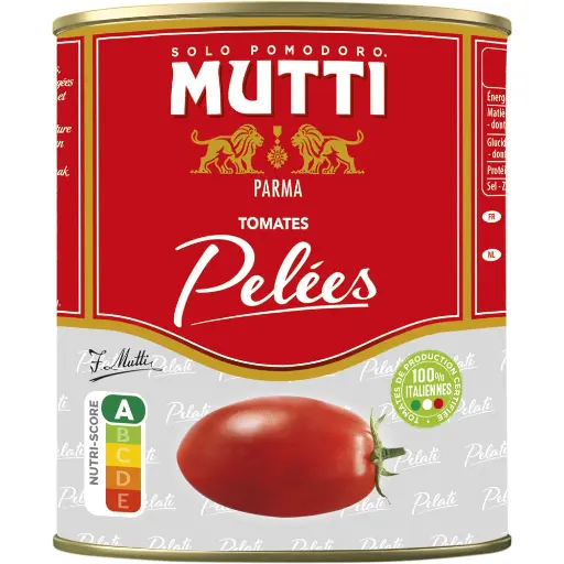 [TPM800] TOMATE PELEE MUTTI 800G