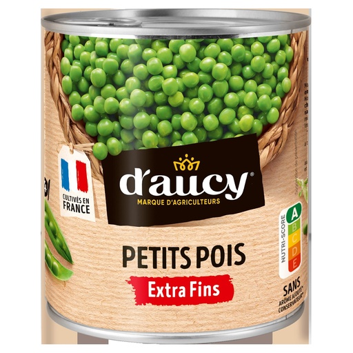 [PPEFD4/4] PETIT POIS EXTRA FIN DAUCY 4/4 800G