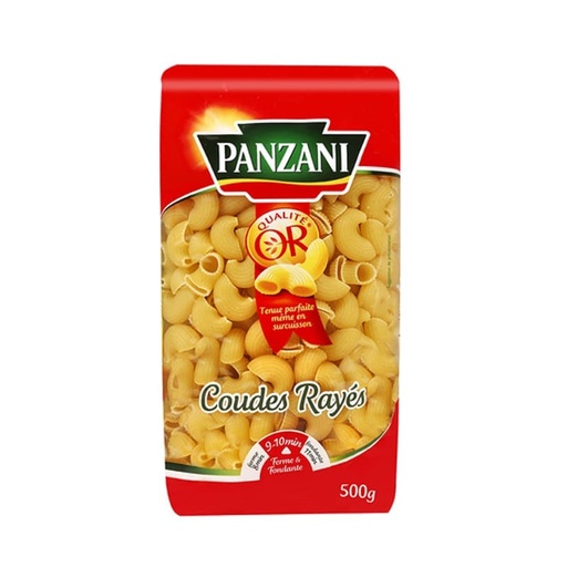 PATE ALIMENTAIRE PANZANI COUDE RAYES 500G