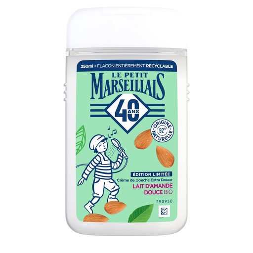 [GDAPM250] GEL DOUCHE AMANDE PTIT MARSEILLAIS 250ML
