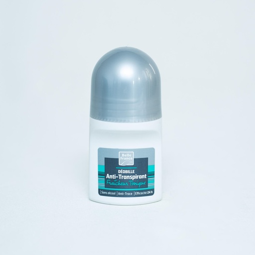 [DROATBF50] DEO ROLL ON ANTI TRANSP MEN BELLE FRANCE 50ML