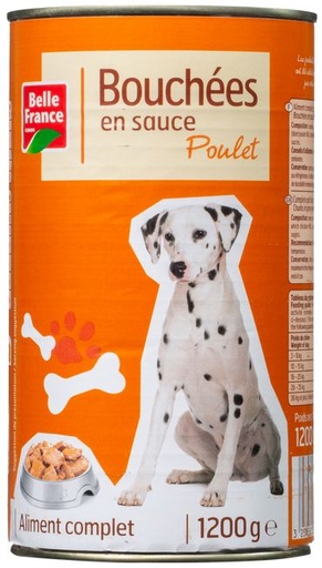[BDCP1.2] BOUCHEE DE CHIEN POULET 1.2KG