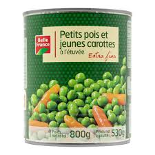 [PPCBF800] PETIT POIS CAROTTE BELLE FRANCE 800G