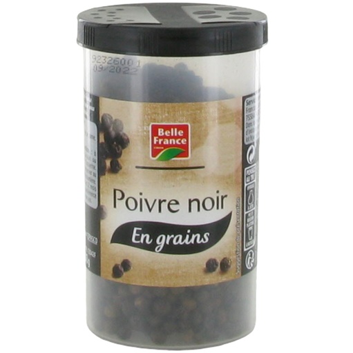 [PNGTBF100] POIVRE NOIR GRAIN TUBO BELLE FRANCE 100G