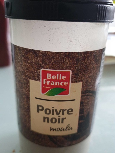 [PNMTBF100] POIVRE NOIR MOULU TUBO BELLE FRANCE 100G