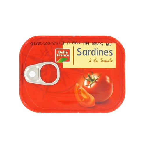 [SALTBF135] SARDINE A LA TOMATE BELLE FRANCE 135G