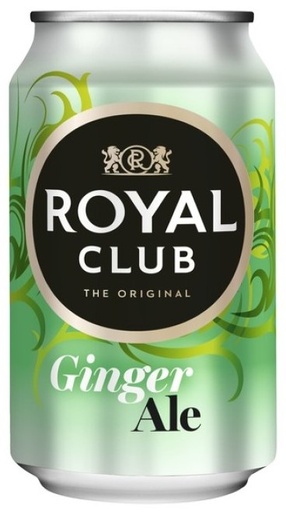 [BGRCGC33] BOISSON GAZ ROYAL CLUB GINGER CAN 33CL