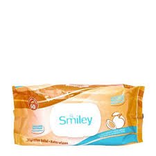 [HLSK100] LINGETTE SMILEY KARITE 100PCS X 12PQTS