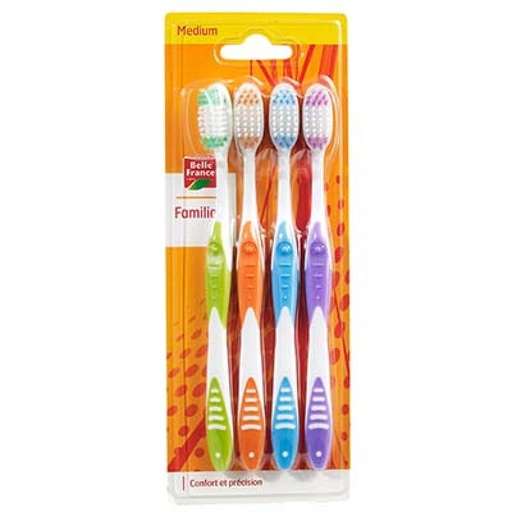 [BAD4] BROSSE A DENT BELLE FRANCE X4