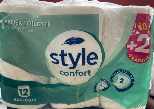 [PHSC12R] PAPIER HYG STYLE CONFORT 12RL X4PQT
