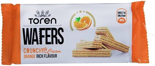 [BWO55] BISCUIT WAFERS ORANGE FLAVOR 55G*24PACKS*6BTS