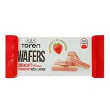 [BWSF55] BISCUIT WAFERS STRAWBERRY FLAVOR 55G*24PACKS*6BTS