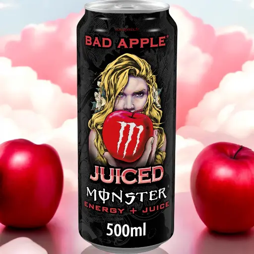 [BMBAC500] BOISSON MONSTER BAD APPLE CAN 500ML