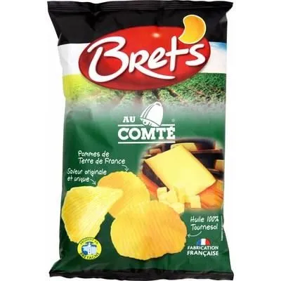 [CBAC125] CHIPS BRET'S AU COMTE FROMAGE 125G