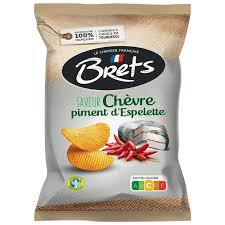 [CBCEP125] CHIPS BRET'S CHEVRE ET PIMENT 125G