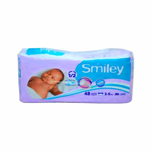 [CBSMS48P] COUCHES BB SMILEY MINI STANDARD 48PCS X5PQTS
