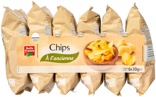 [CABF30] CHIPS ANCIENNE BELLE FRANCE 6X30G