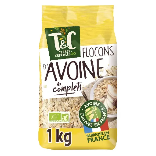 [FDABKG] FLOCONS D 'AVOINE BIO 1KG