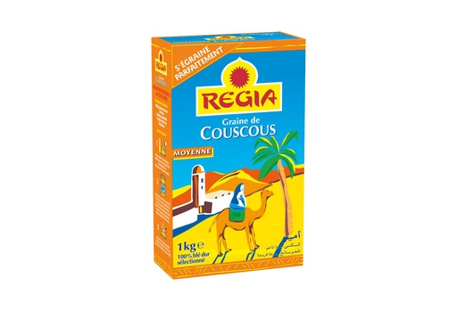 [CRGM1] COUSCOUS REGIA GRAINES MOYEN 1KG